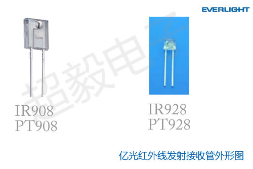 紅外線發射接收管外形圖